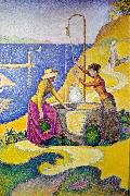 Paul Signac Paul Signac: Women at the Well Sweden oil painting artist